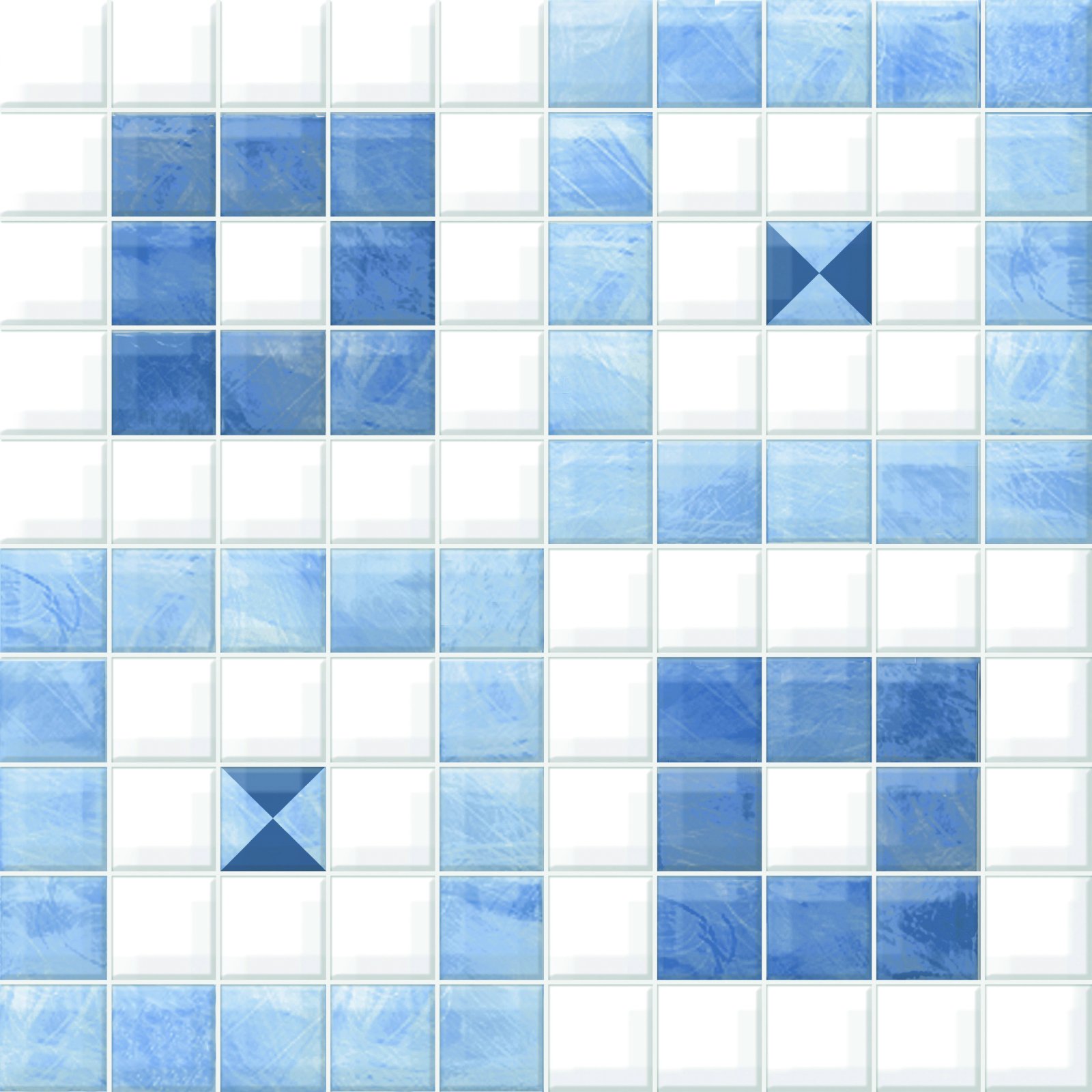 ASIA TILE 25X25 RIVERA BLUE